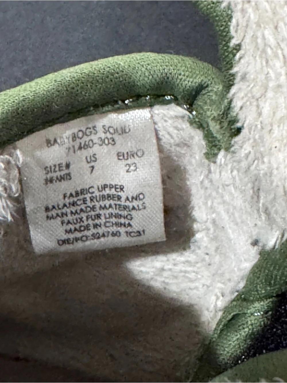 Bogs Kids Olive Green Waterproof Snow Boots with Yellow-Green Soles